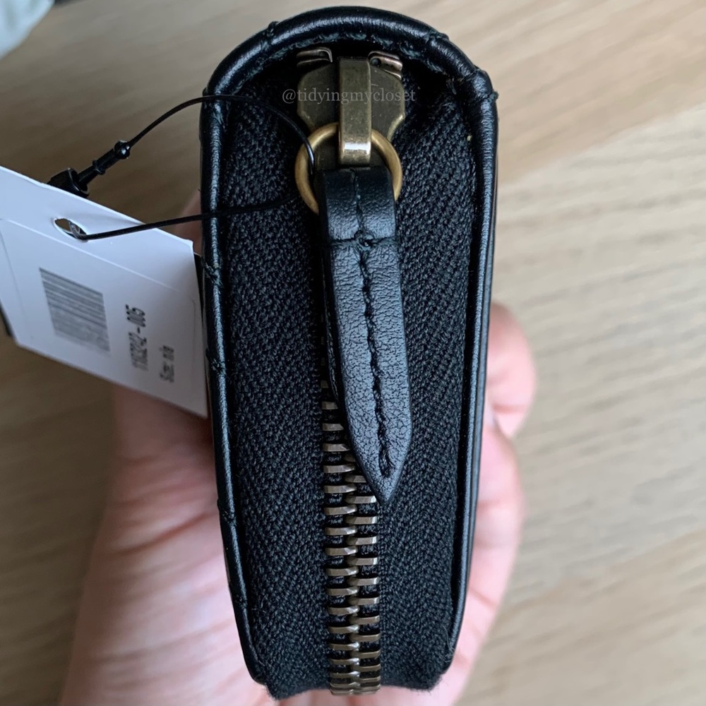 *SOLD* NWT Gucci GG Marmont Black Matelasse Mini Quilted Accordion Zip Wallet - Picture 6 of 17